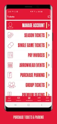 Chiefs android App screenshot 1