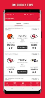 Chiefs android App screenshot 2