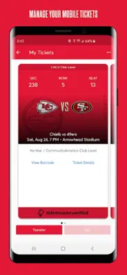 Chiefs android App screenshot 4